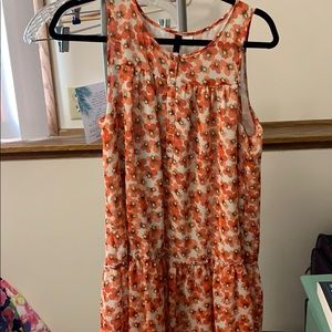 H&M fall floral dress